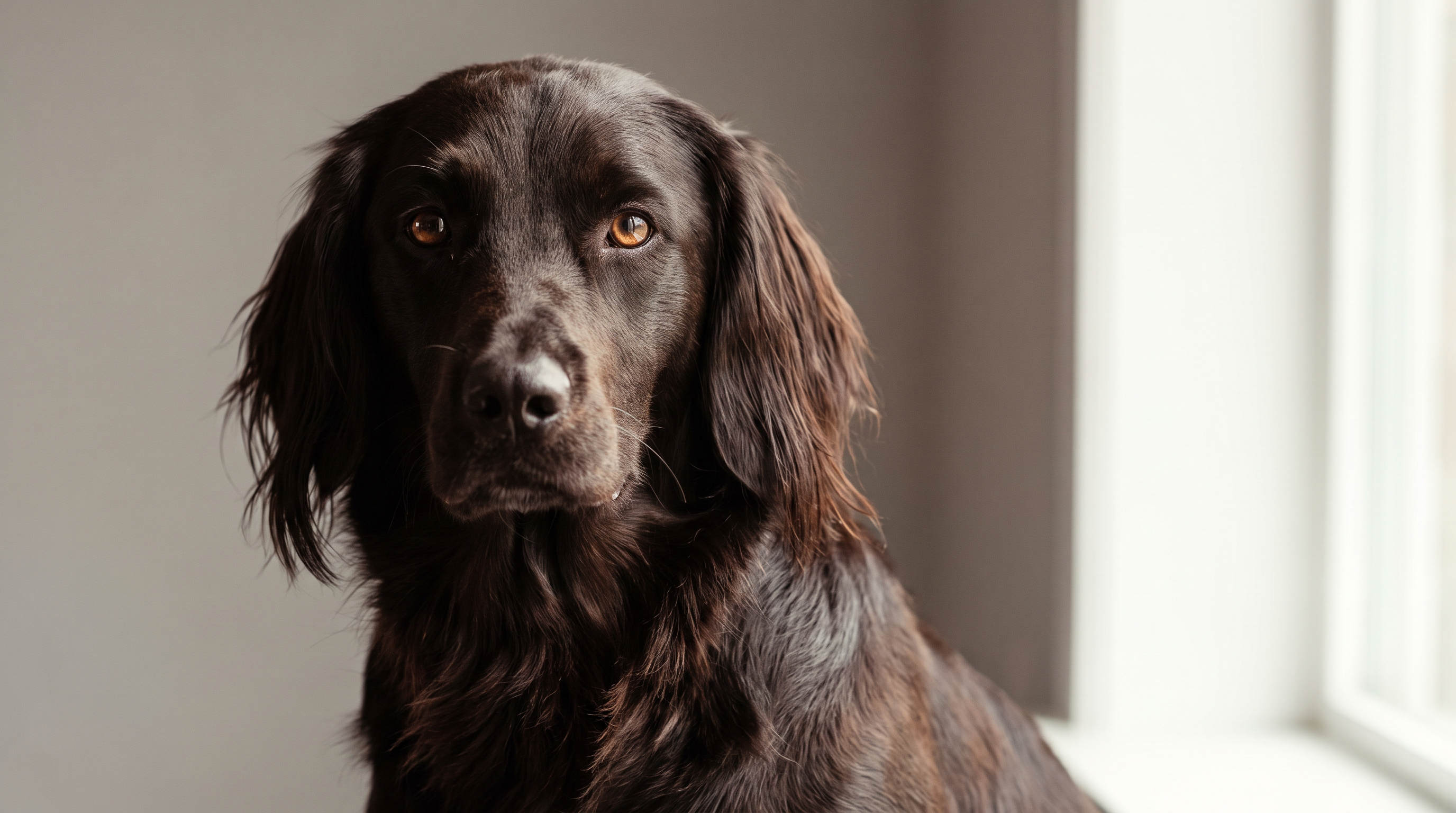Dog with glossy healthy coat - omega-3 for dogs