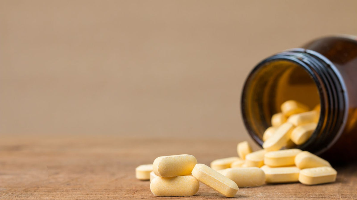 Vitamin tablets, relevant to choosing between probiotics or multivitamins for dogs