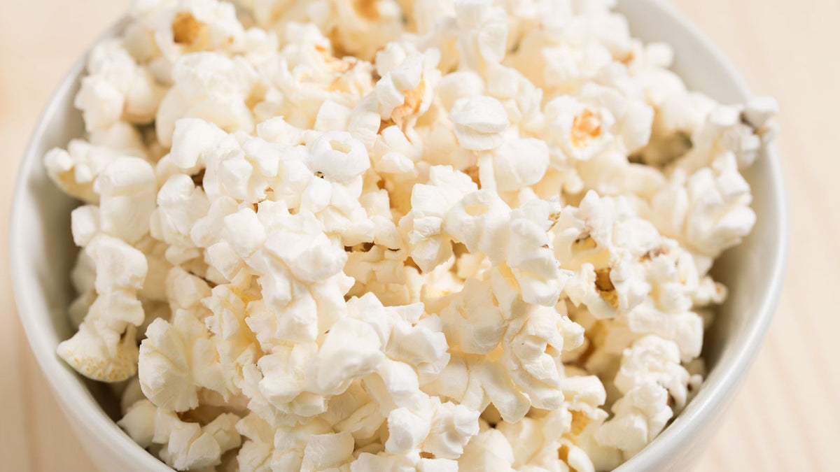 Bowl of popcorn, relevant to whether dogs can eat popcorn