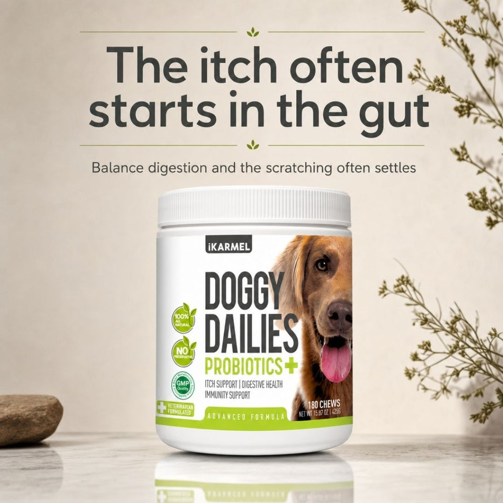 Vet-Recommended Dog Probiotic Chews jar
