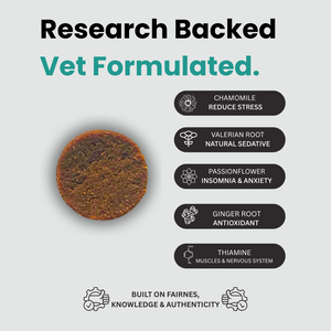 DOG CALMING CHEWS - NATURAL ANXIETY SUPPORT FOR DOGS